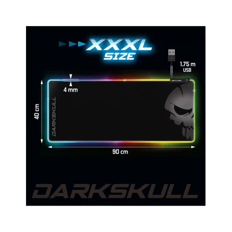 Tapis souri sSpirit of Gamer RGB DARKSULL XXXL + USB
