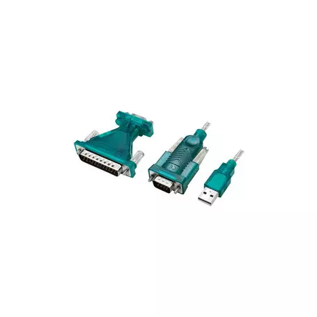 Adaptateur LogiLink UA0042B USB vers DB9 ou DB25 (RS232 9/25 broches)