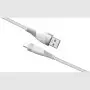 Cable USB vers Lightning 2.4A Fairplay 1M Blanc TORILIS