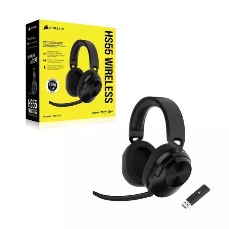 Casque Corsair HS55 Wireless Gaming Carbone (CA-9011270-EU)