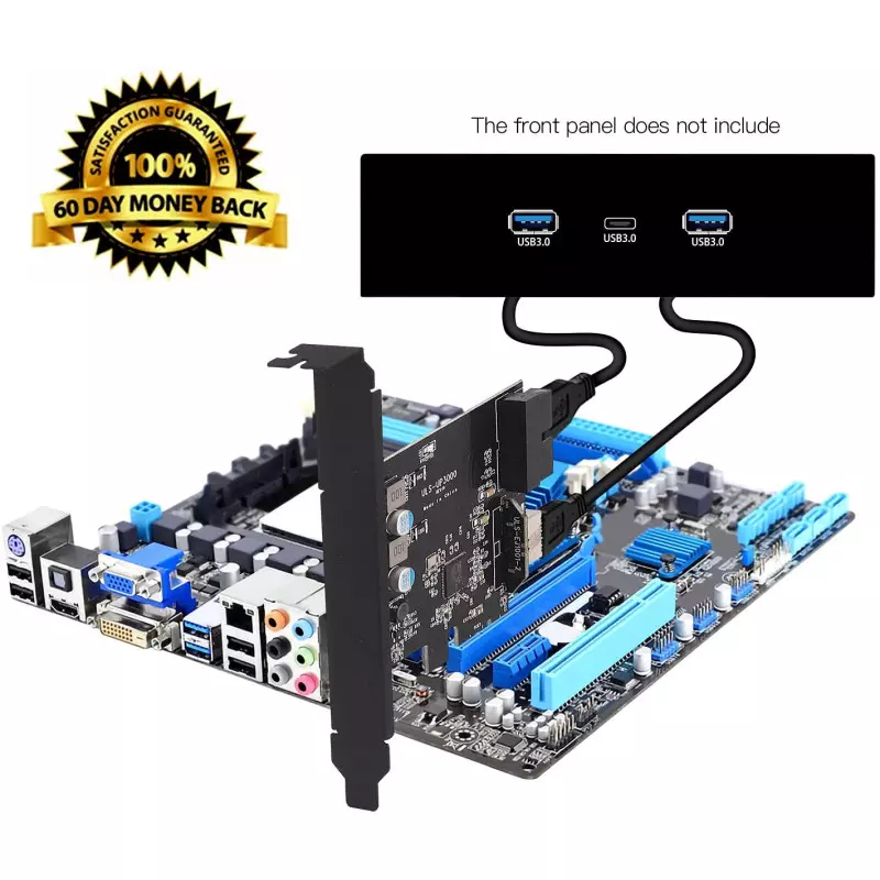 Carte PCI Belkin USB 2.0 3 Ports Haute Vitesse Neuve