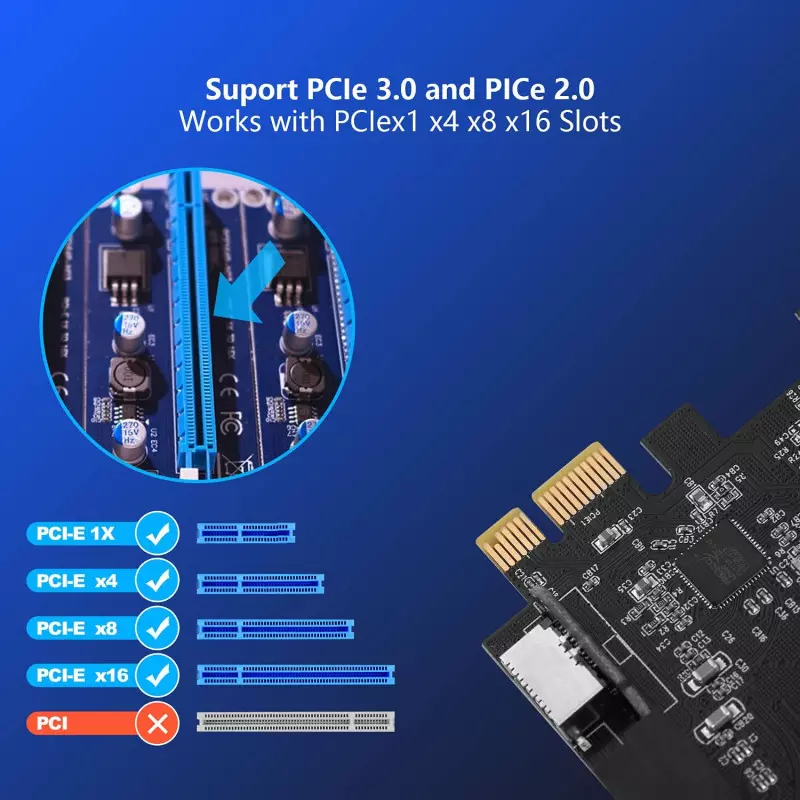 Belkin USB 2.0 Hi-Speed 3-Port PCI carte et adaptateur d
