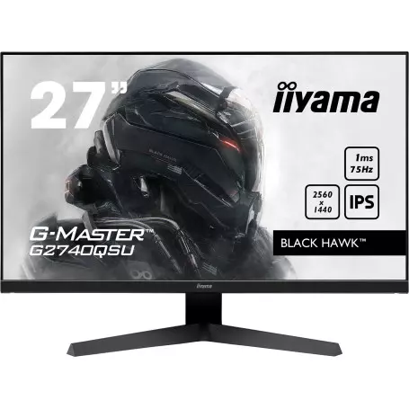 Ecran iiyama 27" G-Master Black Hawk G2740QSU-B1 2560x1440 75Hz 1ms