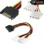 Adaptateur Alimentation SATA Male vers 2x MOLEX Femelle