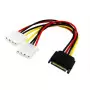 Adaptateur Alimentation SATA Male vers 2x MOLEX Femelle