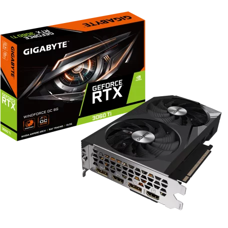 Gigabyte GV-N306TWF2OC-8GD RTX 3060 Ti WINDFORCE OC 8G