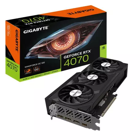 Carte Graphique Gigabyte RTX 4070 WINDFORCE OC 12G