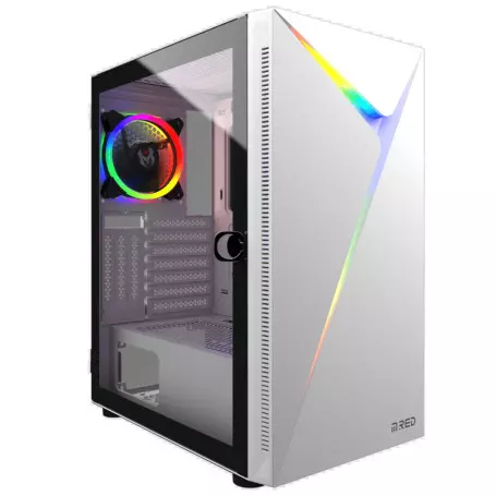 Boitier PC Gamer M.RED Cobalt Blanc ARGB (MR-016)