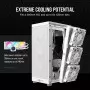 Boitier Corsair iCUE 2000D Airflow Mini-ITX Blanc