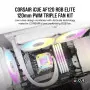 Ventilateur Corsair iCUE AF120 RGB ELITE Blanc Triple Pack 120 mm