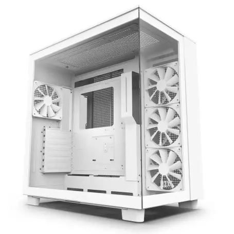 Boitier PC Gaming NZXT H9 Flow White (CM-H91FW-01) Blanc