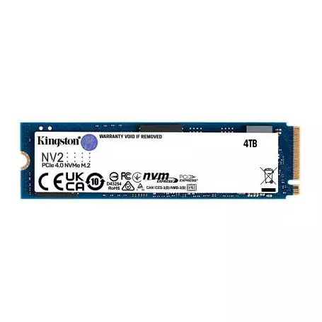 SSD 4To Kingston NV2 M.2 NVMe PCIe 4.0 3500Mo/s 2800Mo/s