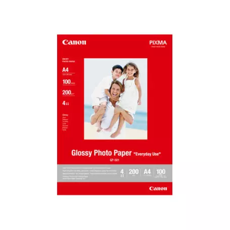 100 x Canon Glossy Photo Paper GP-501 A6 100x150mm 170g/m2