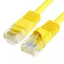 Cable Réseaux RJ45 15m Droit Cat6A S/FTP Blindé Jaune