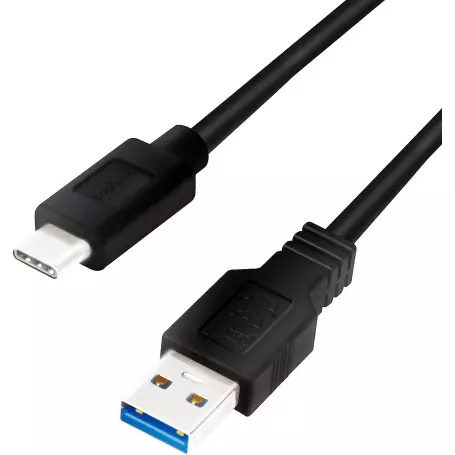 Cable USB 3.2 vers Type-C 3A LogiLink 3M Noir CU0171