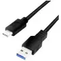Cable USB 3.2 vers Type-C 3A LogiLink 2M Noir CU0170
