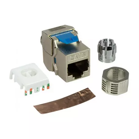 Module Keystone RJ45 CAT 6A/7A/8.1 Blindé LogiLink NK4018