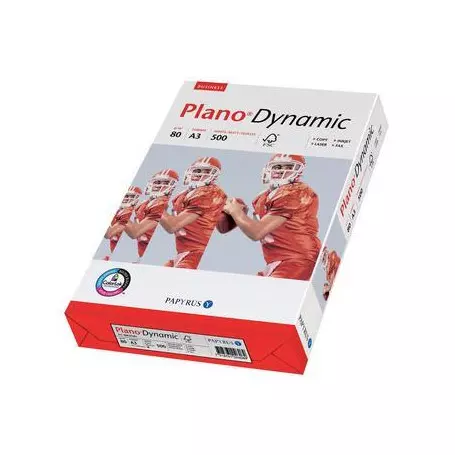 Ramette 500 Feuilles Papyrus Plano Dynamic Extra Blanc A3 80g/m2