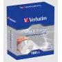Boite de 100 x Pochette CD DVD Papier Verbatim 49976