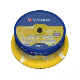 DVD-RW Verbatim 4x 4.7Go Réinscriptible Unité (Réf:43284)