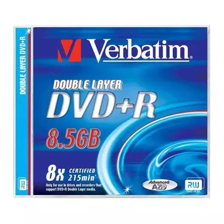 DVD+R DL Verbatim 8x 8.5Go Unité (Réf:43540)
