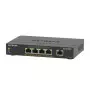 Switch RJ45 Netgear GS305EP-100PES Gigabit 5 Ports dont 4 PoE+