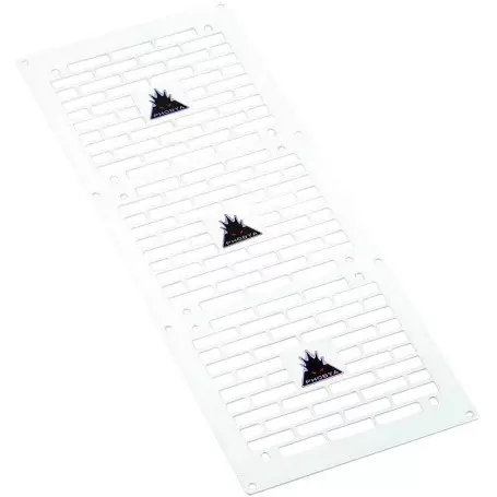 Grille Phobya Bricky 395 x 134 x 2 mm Acier Brut