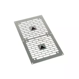 Grille Phobya Bricky 275 x 152 x 2 mm Acier Brut