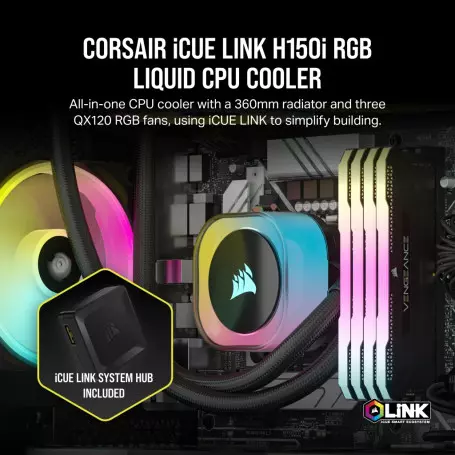 WaterCooling Corsair iCUE LINK H150i RGB (CW-9061003-WW)