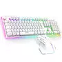 Pack Clavier Souris Spirit of Gamer Ultimate 600 Wireless Blanc