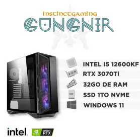 PC Gamer GUNGNIR i5-12600KF 32Go 1To RTX 4070 12Go Windows 11