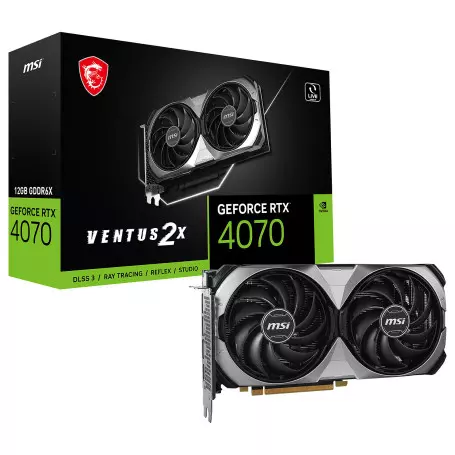 Carte Graphique MSI RTX 4070 VENTUS 2X E 12G OC