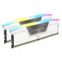 DDR5 Corsair Vengeance RGB Kit 64Go 2x32Go 5600Mhz CL40 XMP Blanc