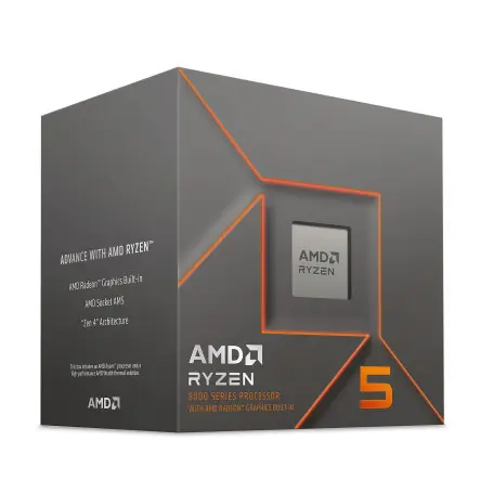 Processeur AMD RYZEN 5 8500G 3.5/5.0Ghz 22M 6Core 65W AM5