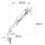 Bras support écran Advance ErgoMounts Single (ADV-ARM1)