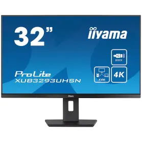 Ecran iiyama 32" XUB3293UHSN-B5 3840x2160 75Hz 4ms Dock USB-C 65Watt