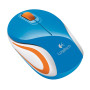Souris Logitech Wireless Mini Mouse M187 Blue USB unifying SOLOM187_BLUE - 2