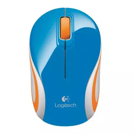 Souris Logitech Wireless Mini Mouse M187 Blue USB unifying SOLOM187_BLUE - 4