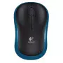 Souris Logitech Wireless M185 Bleu USB Connecteur Nano SOLOM185_BLUE - 1