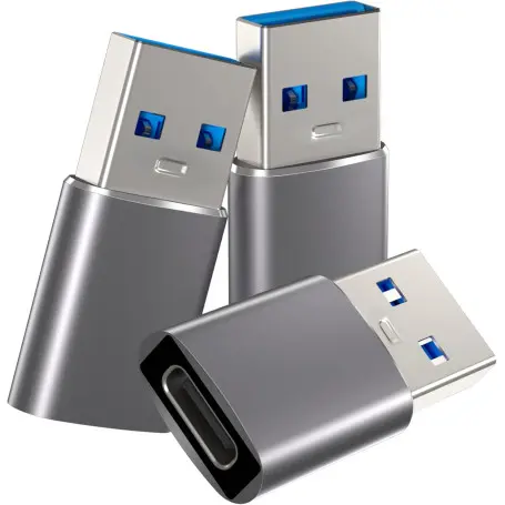 Adaptateur USB 3.0 A Male vers USB Type-C Femelle Rigide