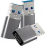 Adaptateur USB 3.0 A Male vers USB Type-C Femelle Rigide