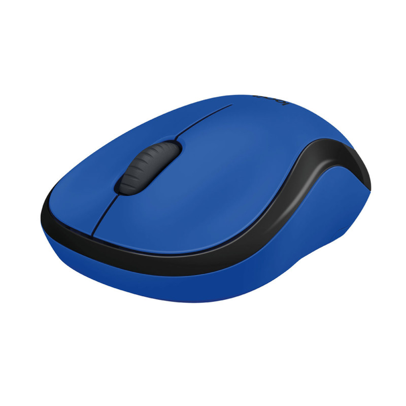 Souris Logitech Wireless Mouse M220 Silent Bleu USB unifying