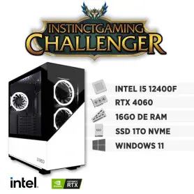 PC Gamer CHALLENGER i5-12400F 16Go 1To RTX 4060 8Go Windows 11