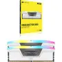 DDR5 Corsair Vengeance RGB Kit 32Go 2x16Go 5600Mhz CL40 Blanc XMP
