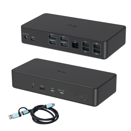 Station d'Accueil i-tec USB-C Dual 4K HDMI DP PD100W