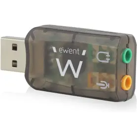 Carte Son Externe USB 2.0 Ewent EW3751 2x entrées 3.5mm 5.1