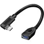Adaptateur LogiLink CU0100 USB Type-C coudé vers USB A 3.2 OTG