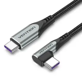Cable USB Type-C vers Type-C coudé PD 100W Vention 1M