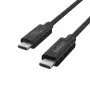 Cable USB Type-C vers Type-C 4.0 PD 240W Data 20Gb Belkin 2M Noir