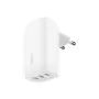 Chargeur Belkin 3x USB-C Fact Charge PD 67W Blanc